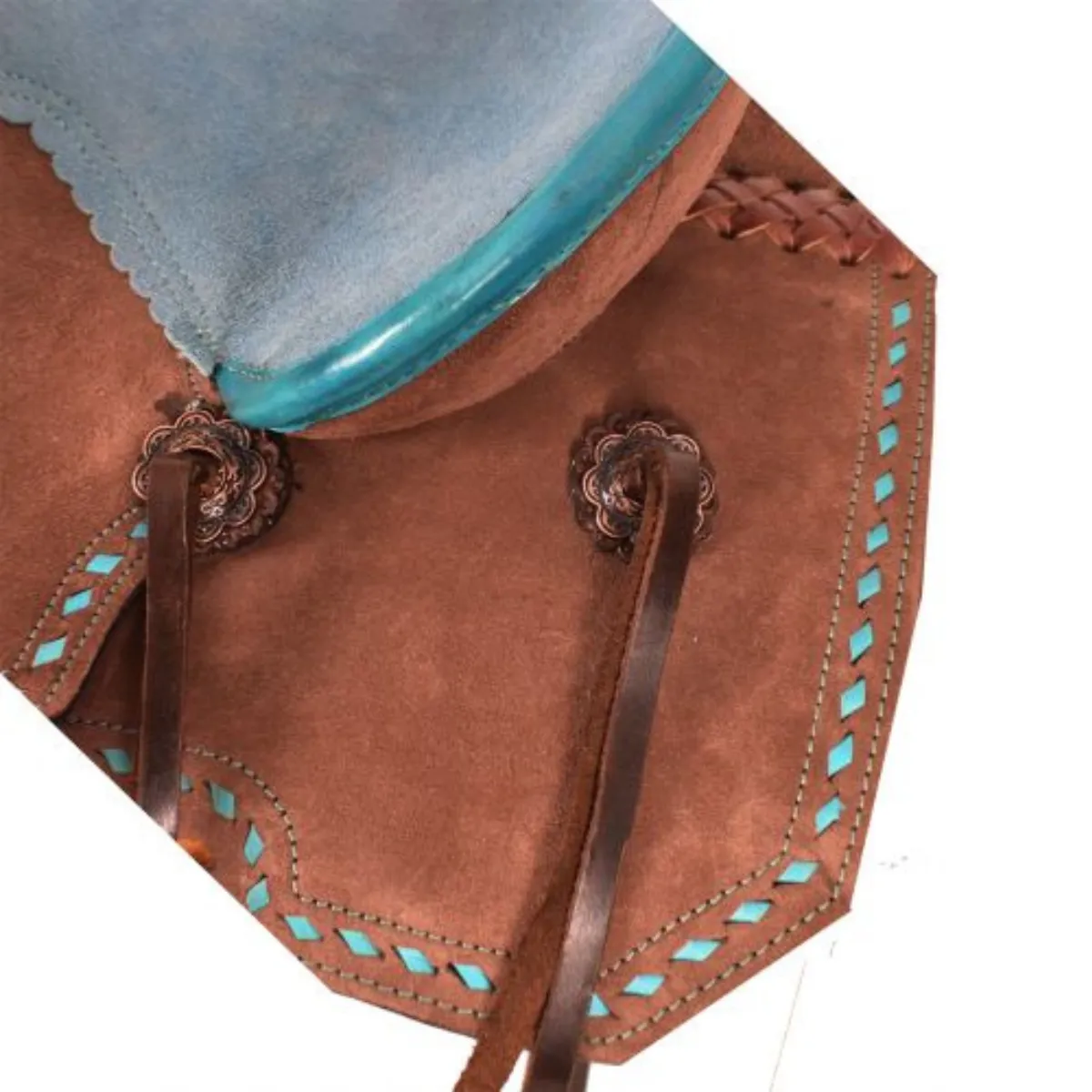 12" DOUBLE T  YOUTH BARREL SADDLE