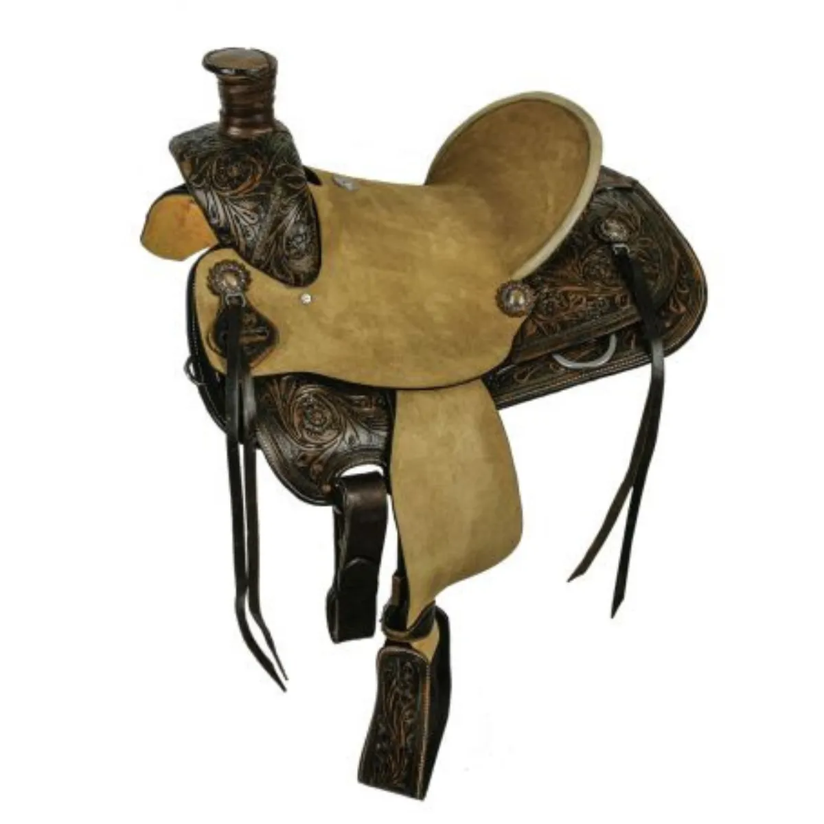 14", 15" DOUBLE T HARD SEAT ROPER SADDLE