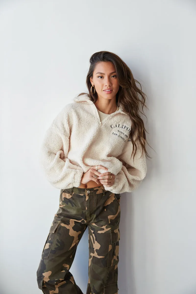 Ally California Sherpa Pullover