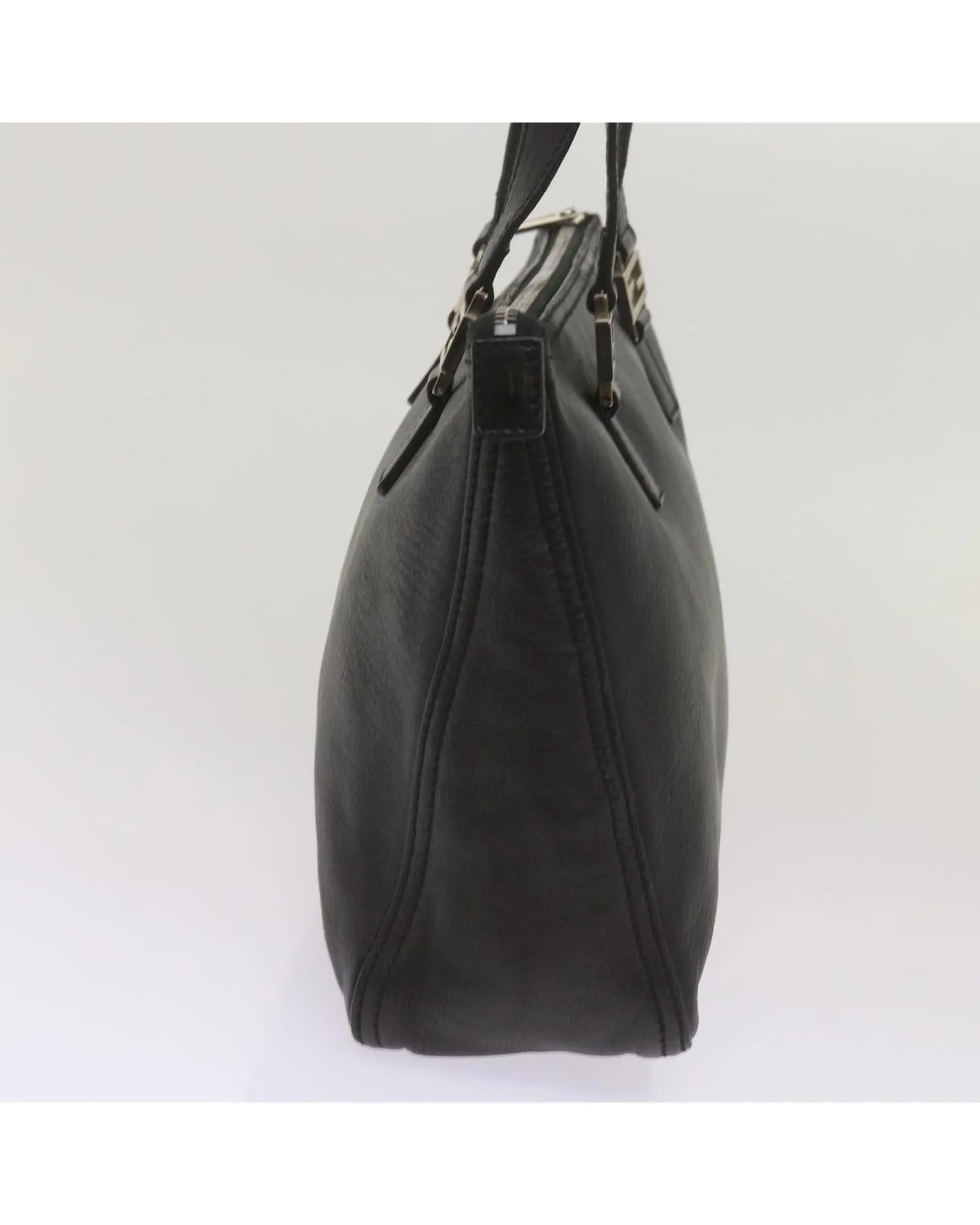 Authentic Black Leather Fendi Handbag