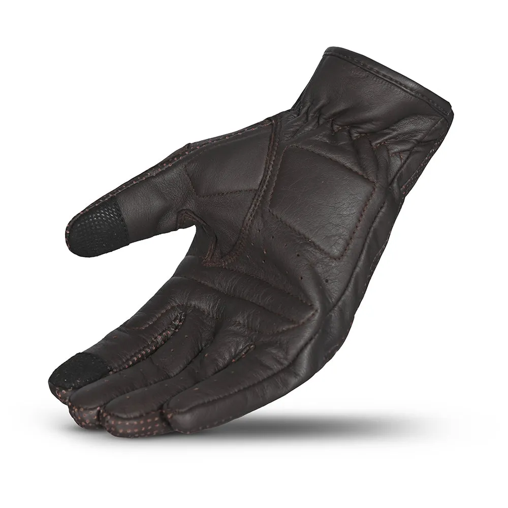 BELA Impact Lady Summer Motorcycle Gloves Brown