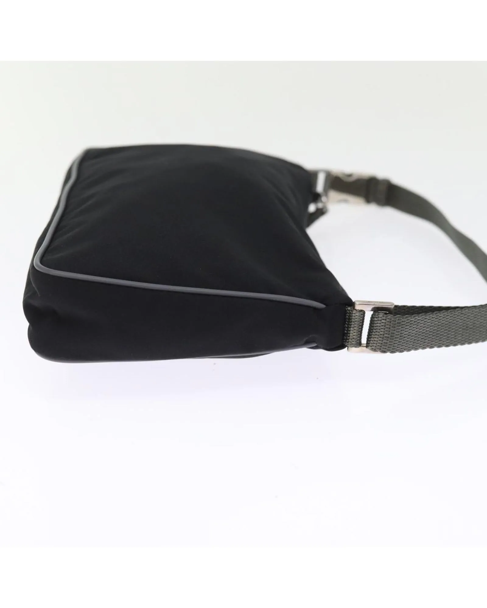 Black Nylon Accessory Pouch by Italian Designer