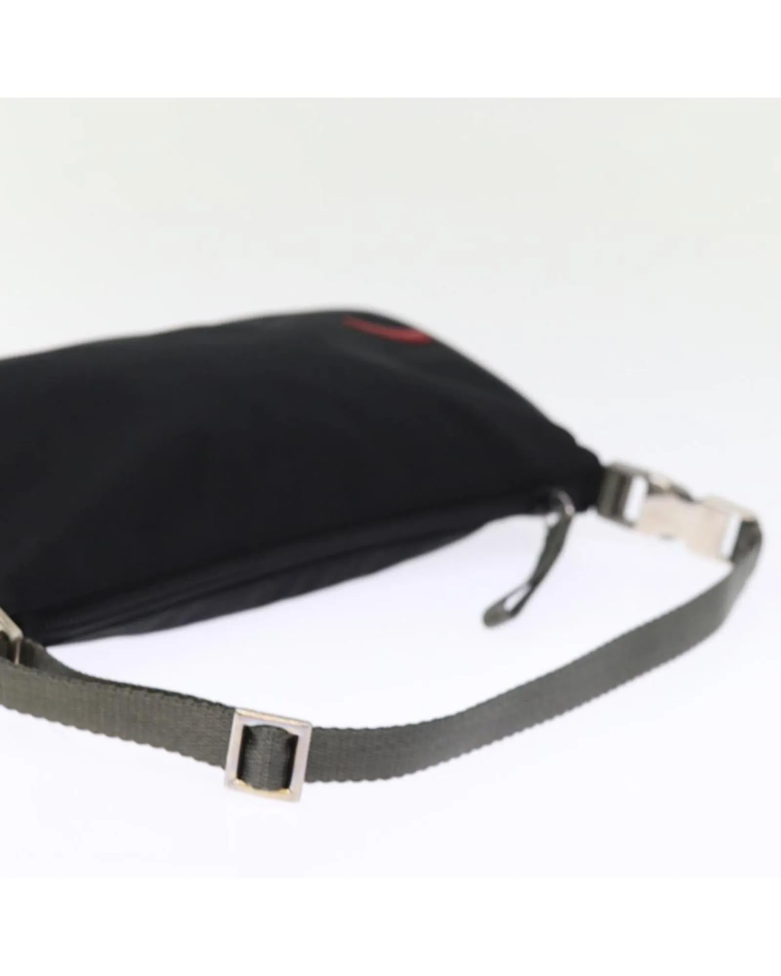 Black Nylon Accessory Pouch by Italian Designer