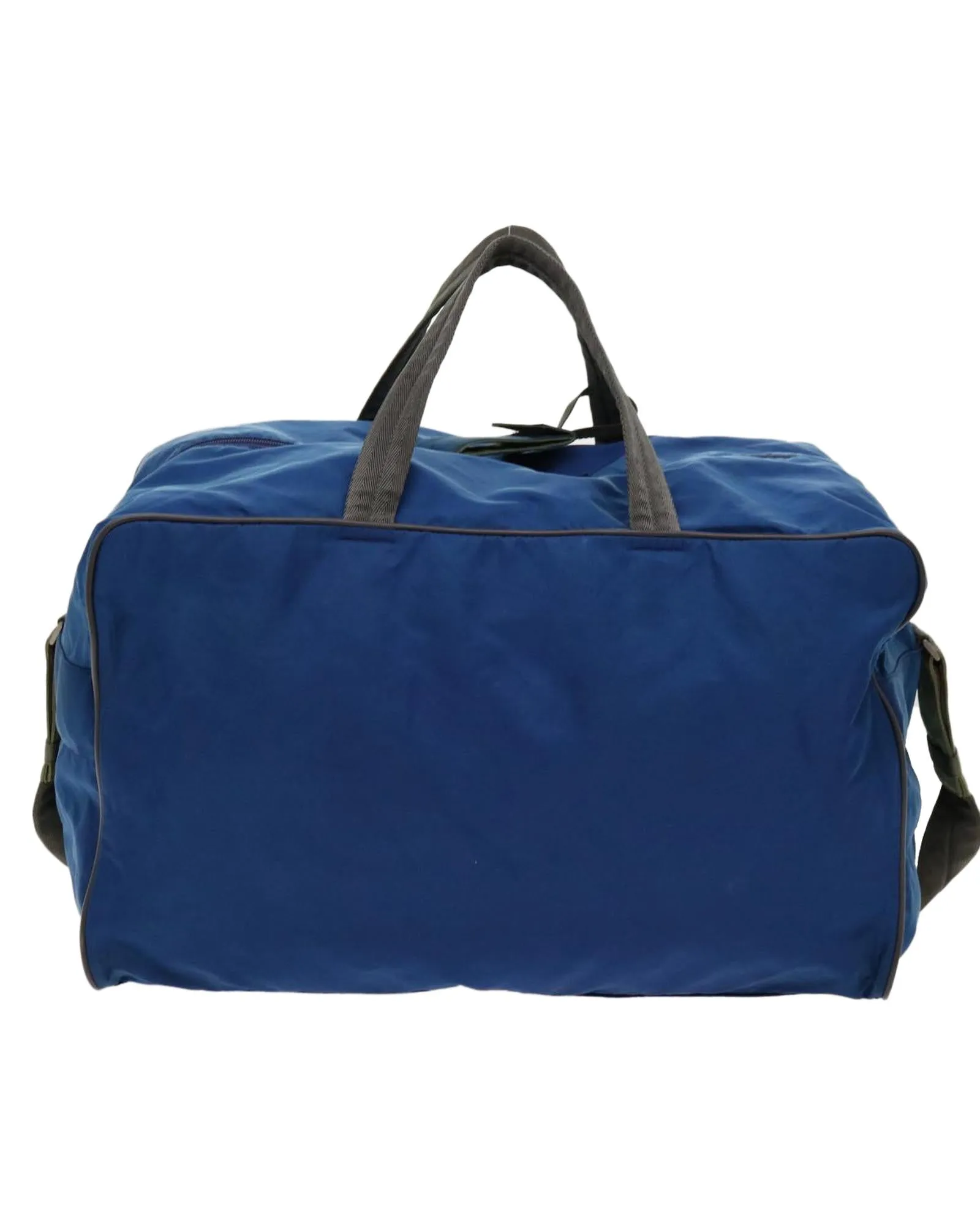 Blue Nylon 2way Boston Bag by Italian Designer