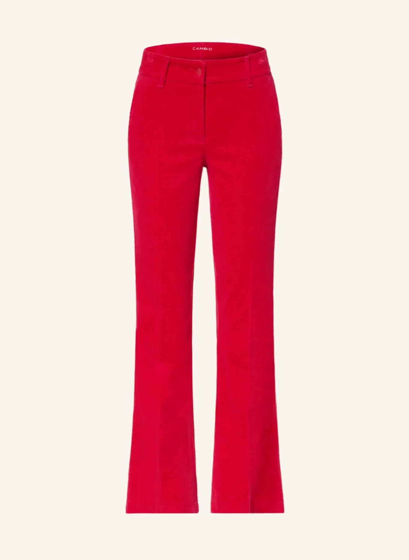 Corduroy trousers CAMBIO FARAH, pink