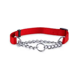 Dexpex Nylon & Chain Training Collar 25mm x 55-80cm