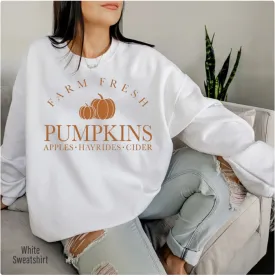 Farm Fresh Pumpkins Shirts, Autumn Shirt, Fall Pumpkin Shirt, Fall Shirts, Thanksgiving T-Shirt