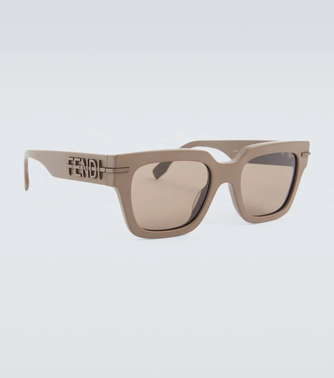 Fendi square sunglasses, brown