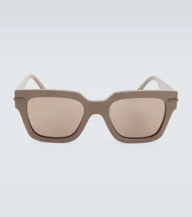 Fendi square sunglasses, brown