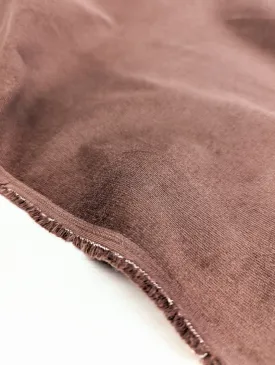 Fine Wale Stretch Cotton Corduroy - Currant