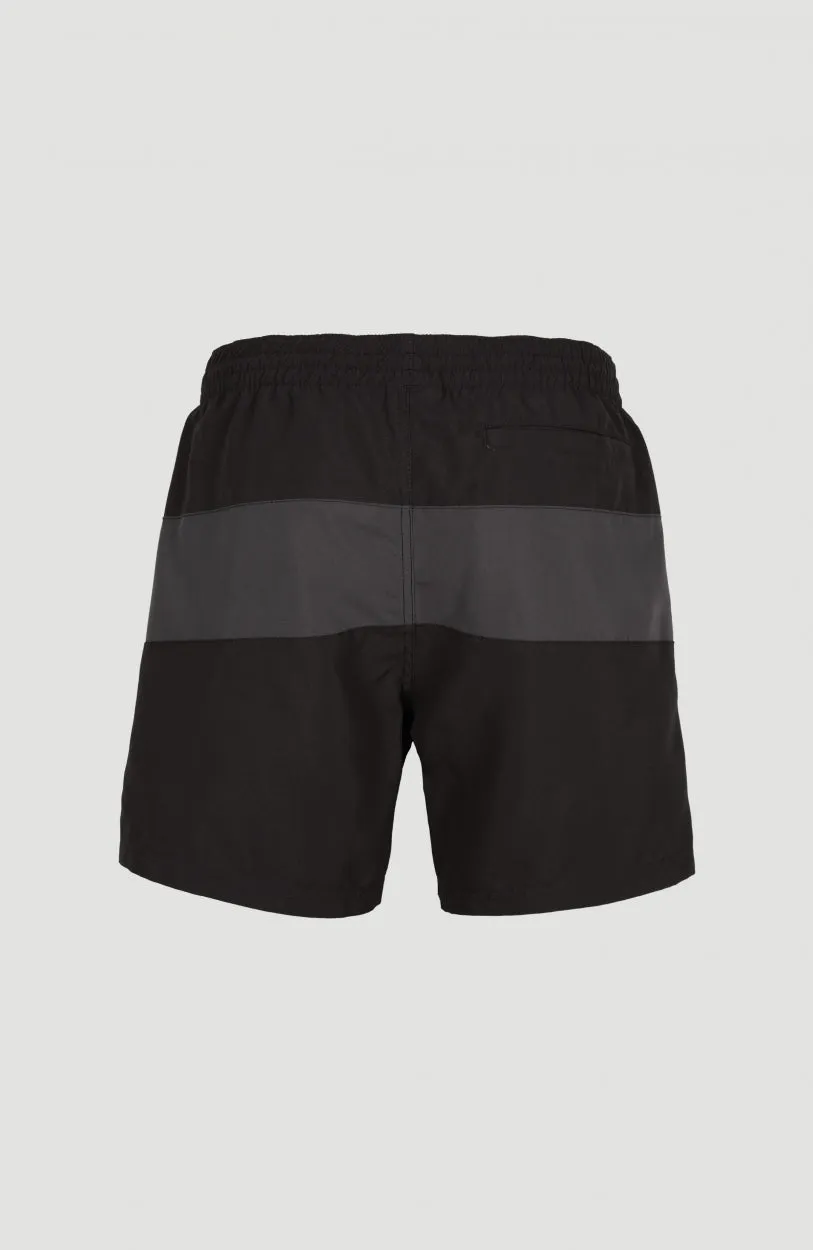 Frame Block Swim Shorts | Black Multi 6