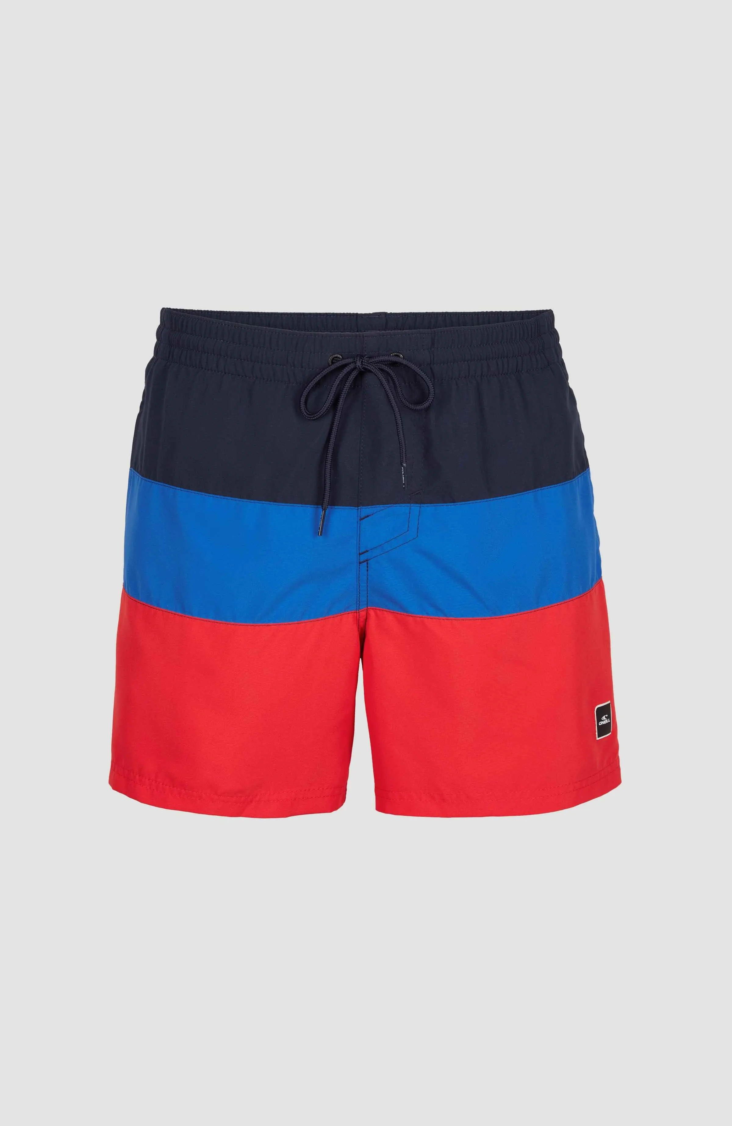 Frame Block Swim Shorts | Red Multi 2