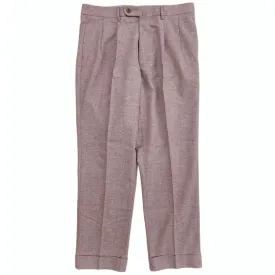 FRESH Wool 2 Pleates Chino Pants In Rose