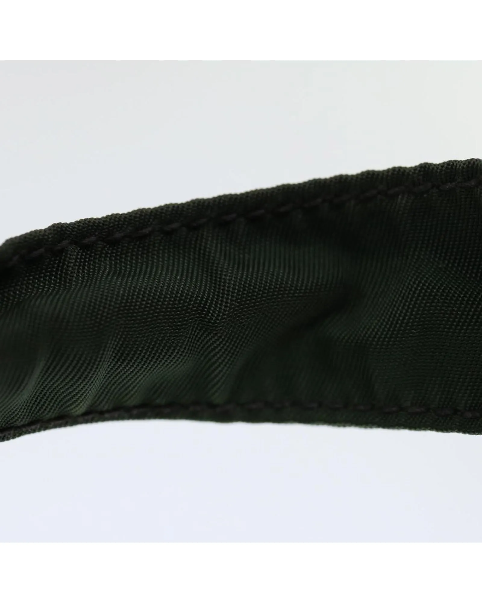 Green Nylon Hand Bag by Italian Designer