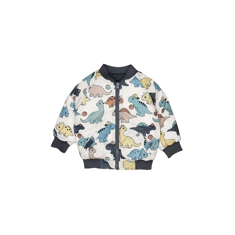 Huxbaby B-Ball Dino Reversible Bomber