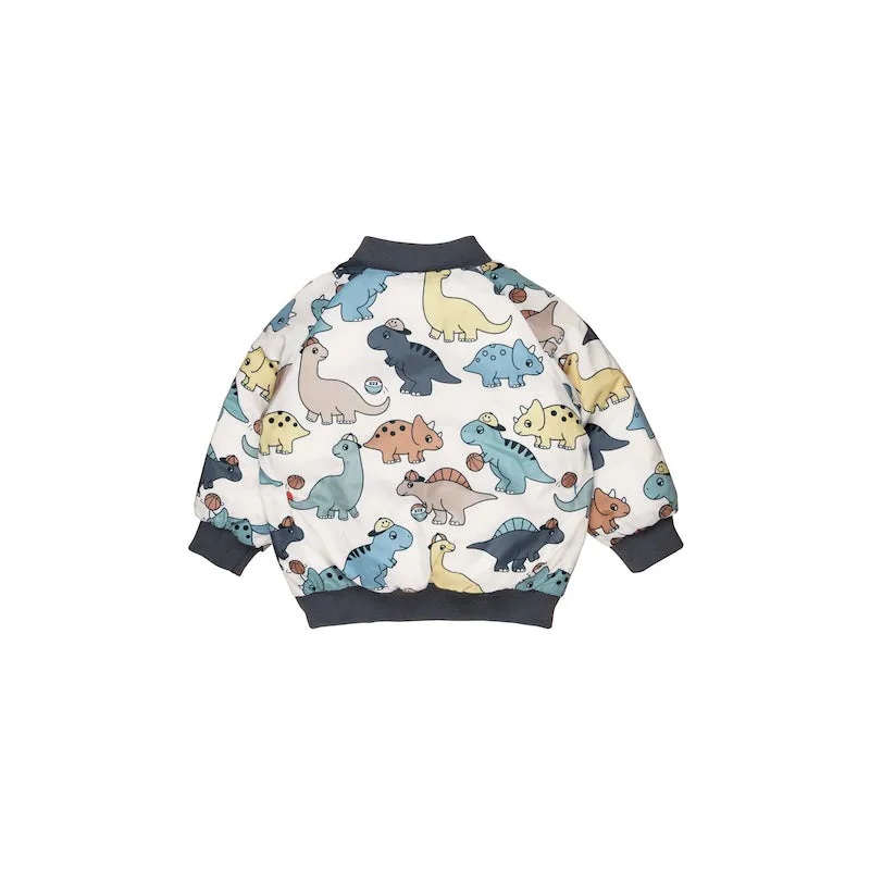 Huxbaby B-Ball Dino Reversible Bomber