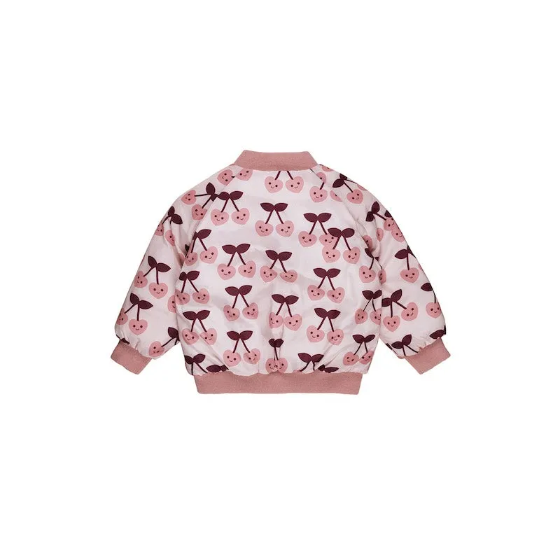 Huxbaby Cherry Hearts Reversible Bomber