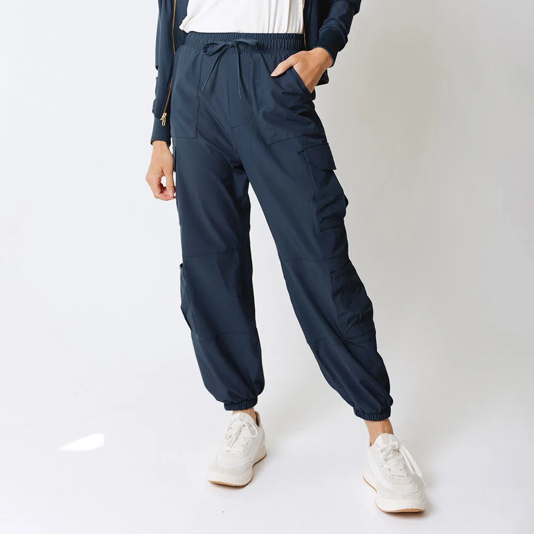 Jetsetter Cargo Joggers, True Blue