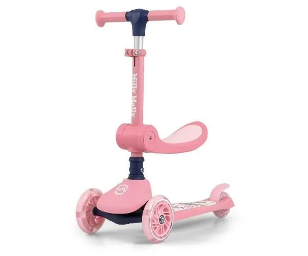 Kids Tricycle Scooter Fuzzy Pink Milly Mally