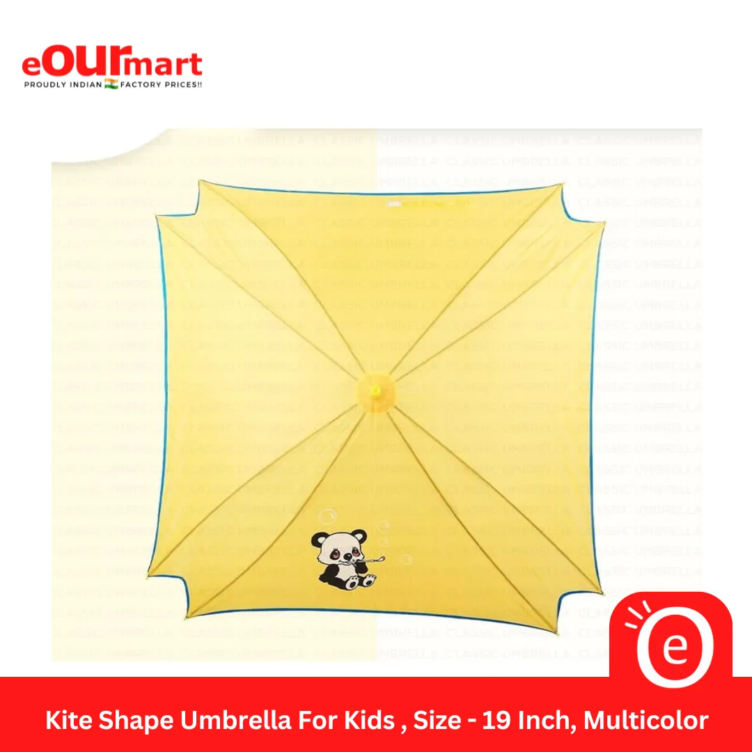 Kite Shape Umbrella For Kids, Size - 19 Inch, Multicolor