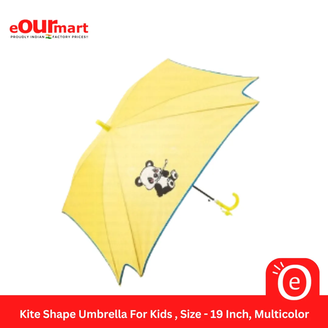 Kite Shape Umbrella For Kids, Size - 19 Inch, Multicolor