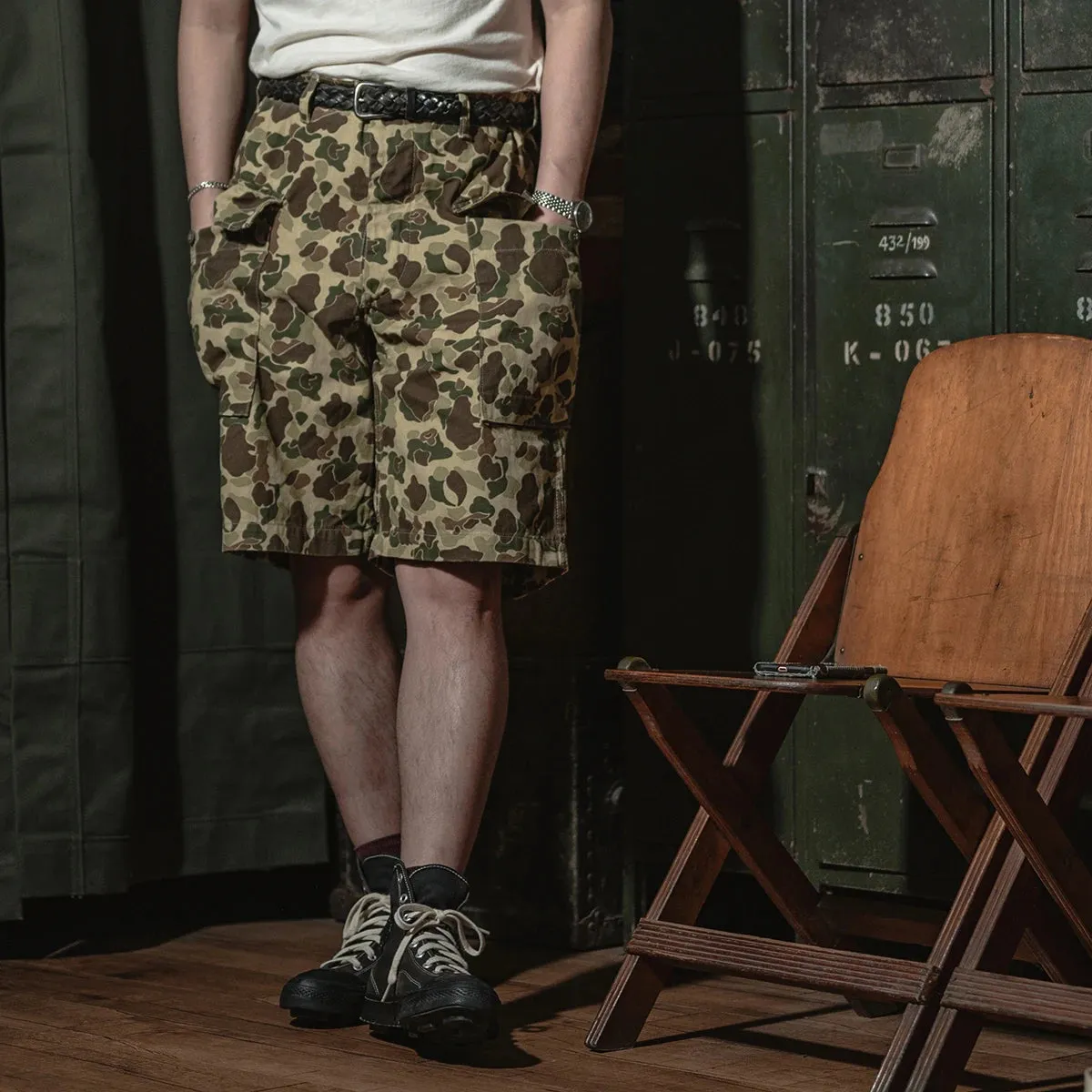 M-43 HBT Duck Hunter Camo Shorts - Loose Fit