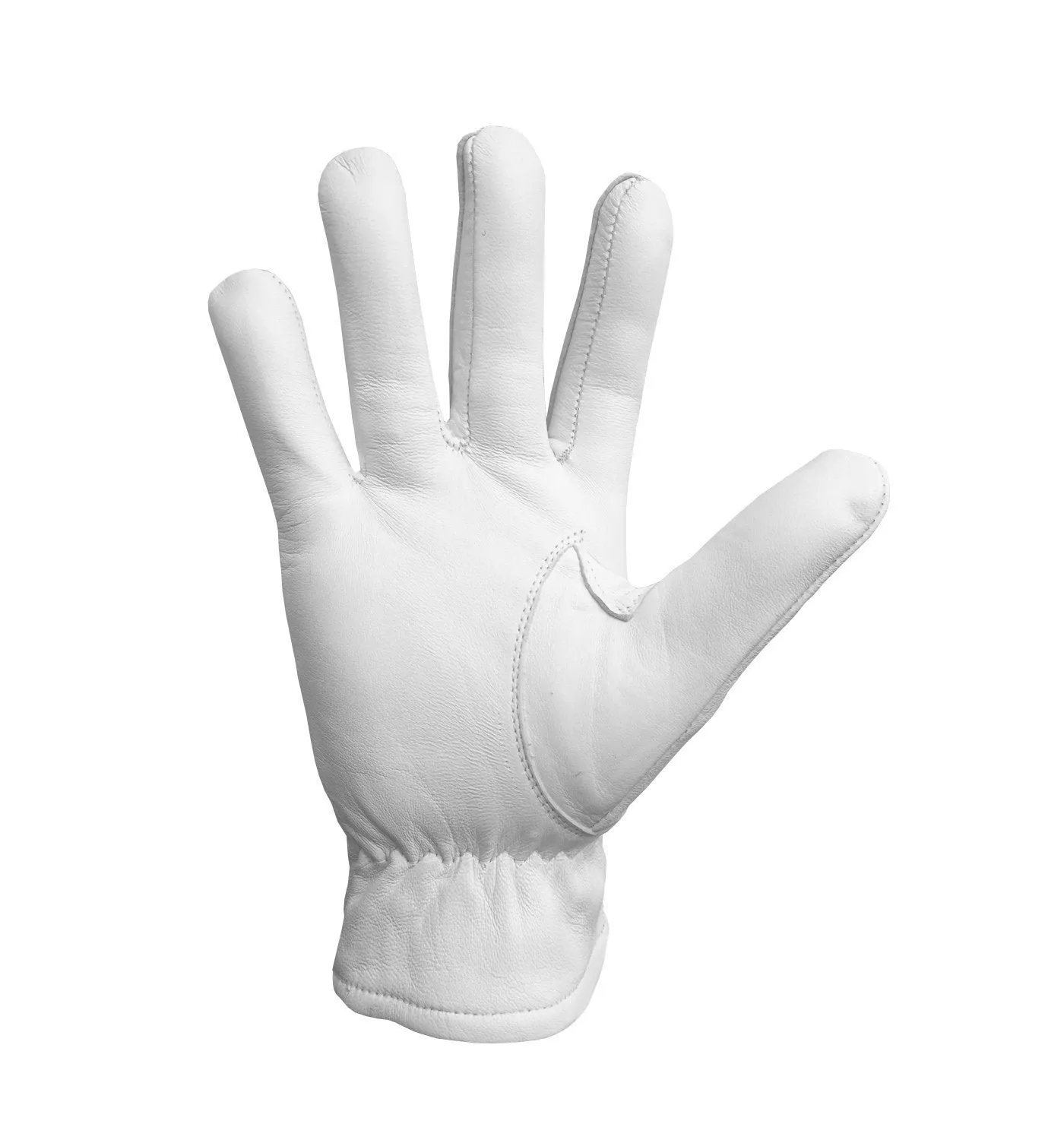 Masonic Gloves - White Soft Leather