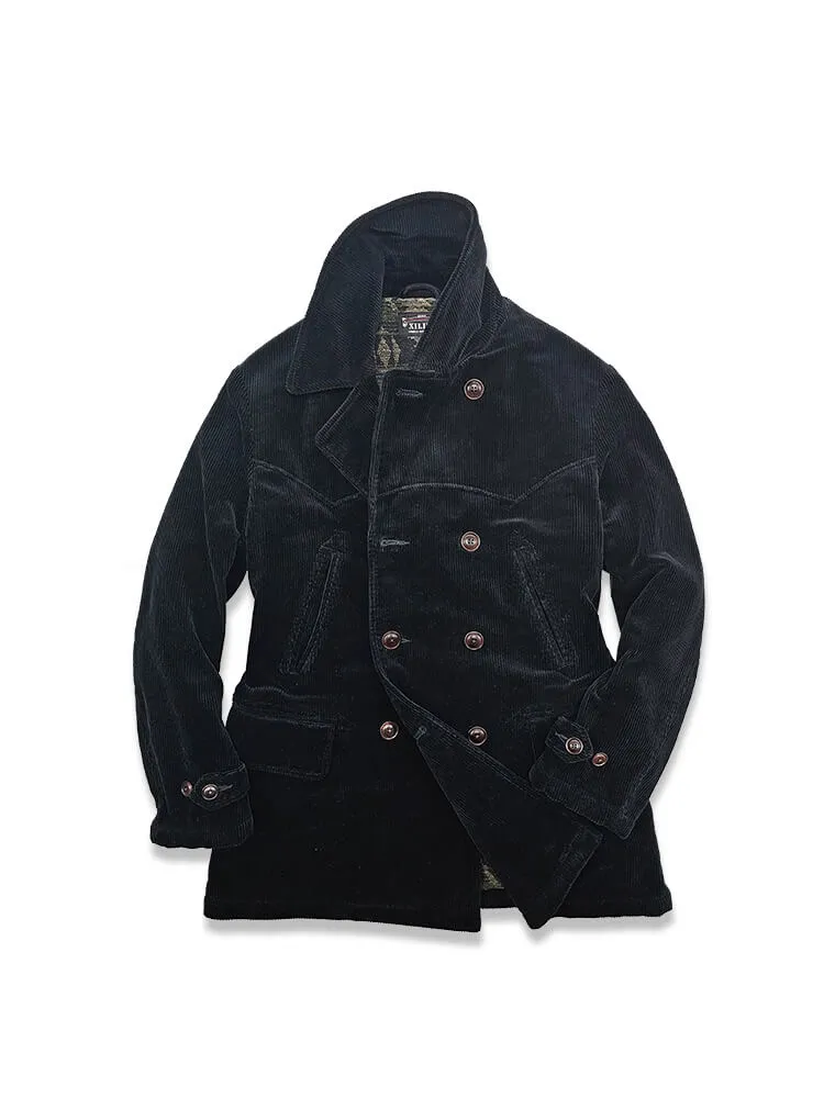 Men's Corduroy Switchyard Coat, Wool Lining