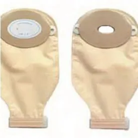 Nu-Flex 1-Piece Adult Drainable Pouch Precut Convex 3/4" x 1-1/2" Oval