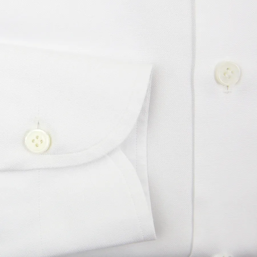 Oxford Button Down Shirt - White - Regular Fit