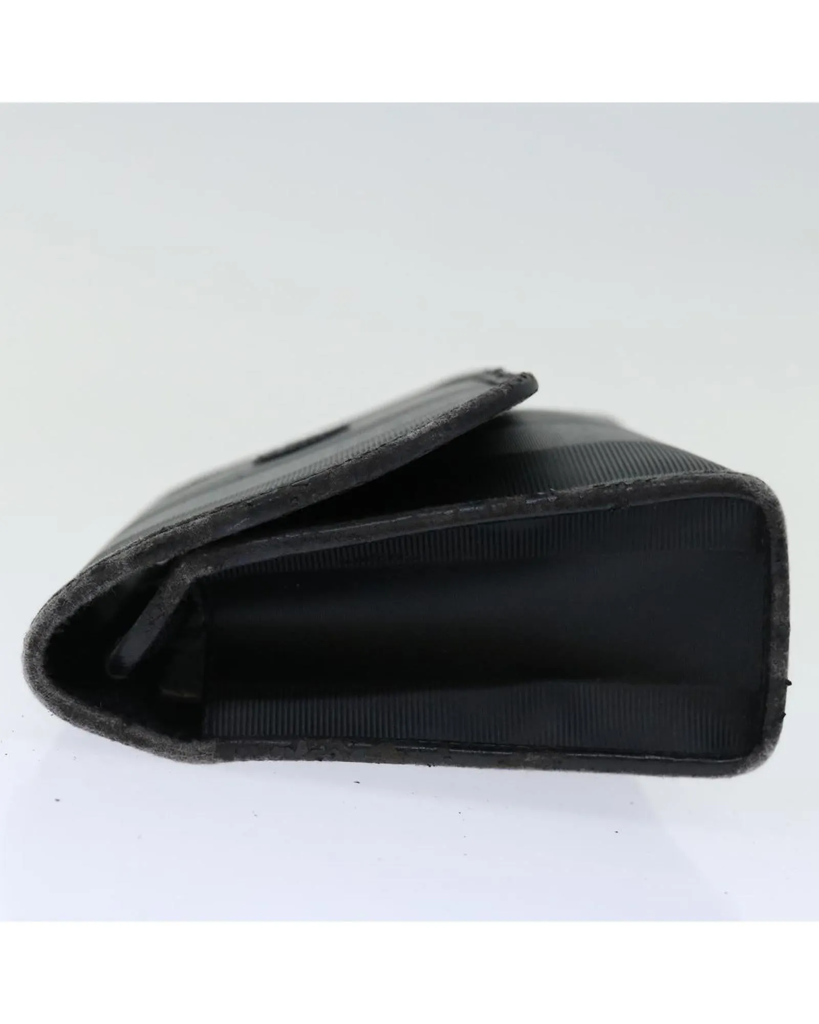 Pequin Canvas Black Clutch Bag by Fendi