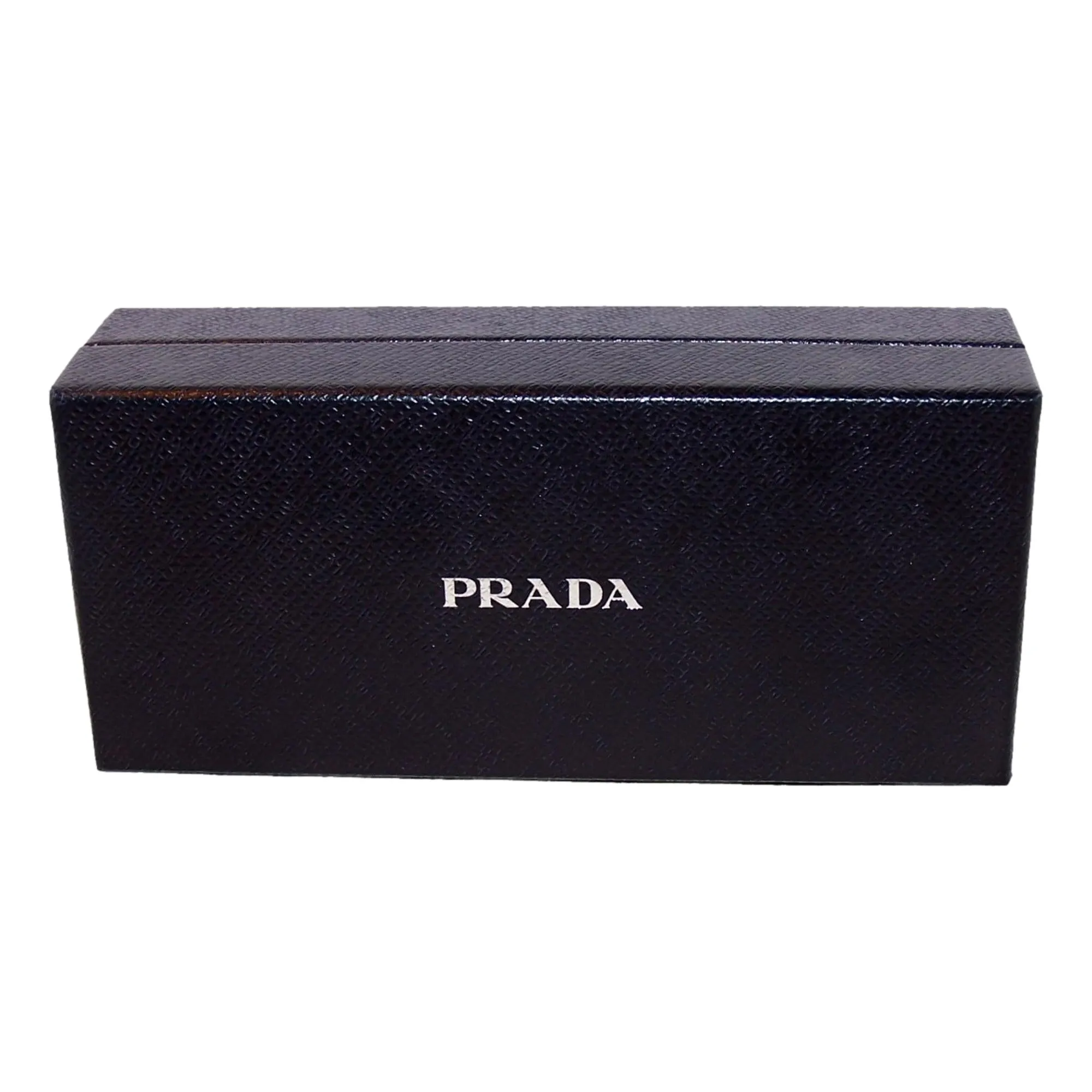 Prada Banana Saffiano Leather Name Tag Keychain Iconic Prada