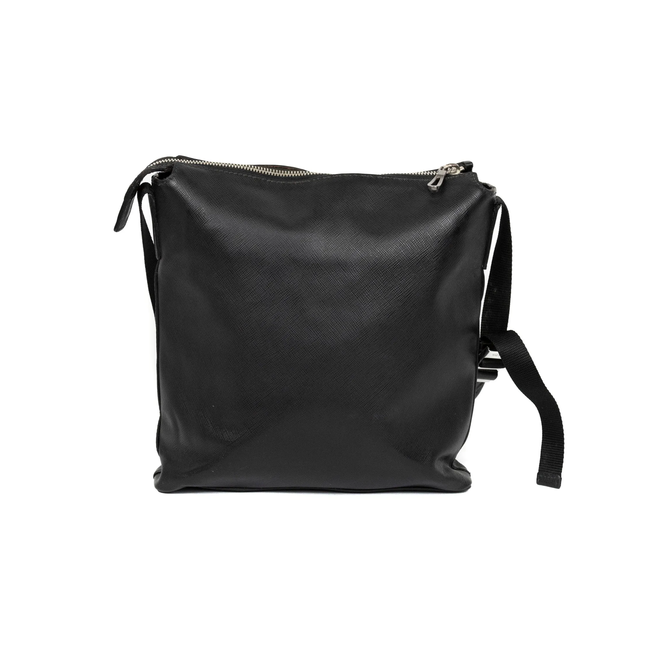 Prada Cross Body Black Leather Bag