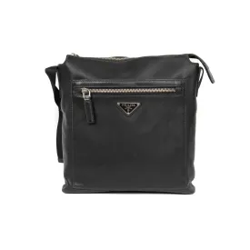 Prada Cross Body Black Leather Bag