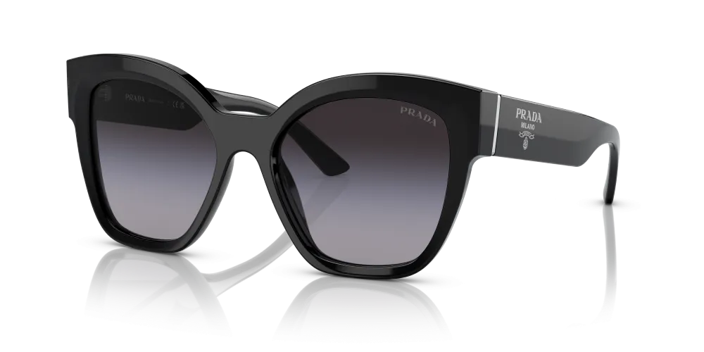 Prada Square Non-Polarized Sunglasses - Black/Gray Gradient