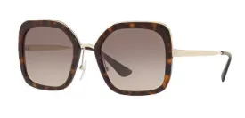 Prada Square Sunglasses - Havana/Brown/Gray Gradient