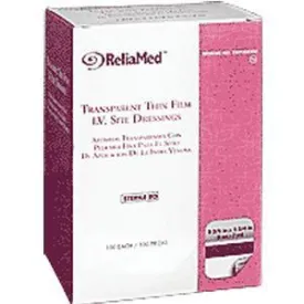 ReliaMed Sterile Latex-Free Transparent Thin Film I.V. Site Adhesive Dressing 2-3/8" x 2-3/4"