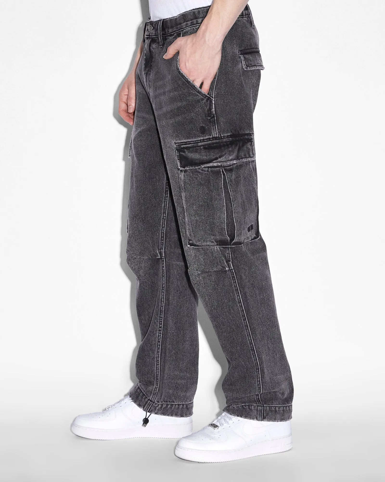 RIOT CARGO PANT ANGST BLACK