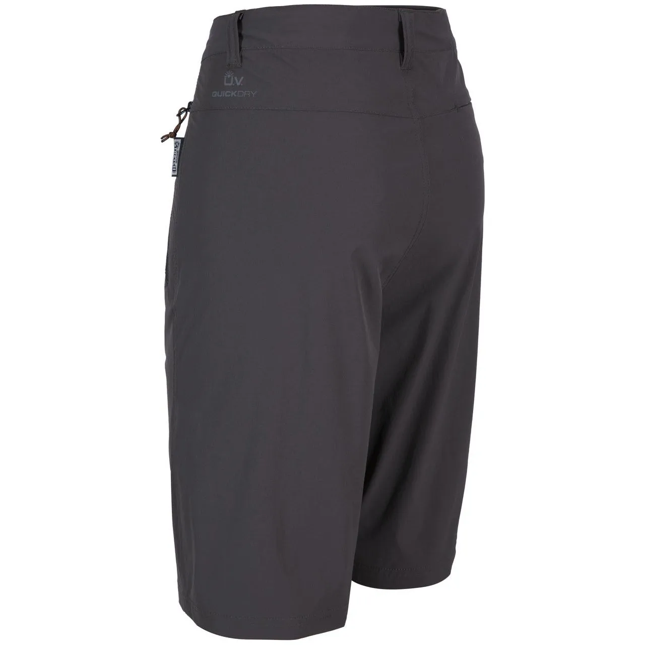 Rueful - Ladies Stretch Active Shorts - Peat