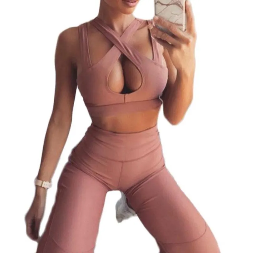 Sexy Crisscross Sports Set