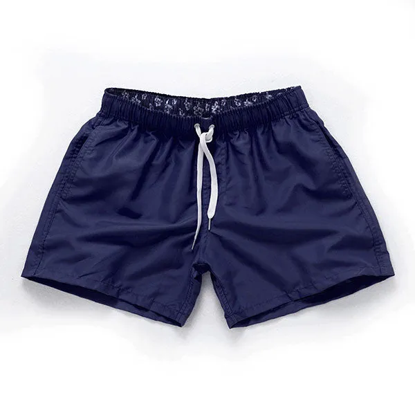 Solid Color Quick Dry Board Shorts