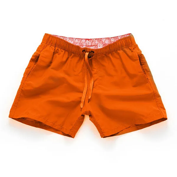 Solid Color Quick Dry Board Shorts