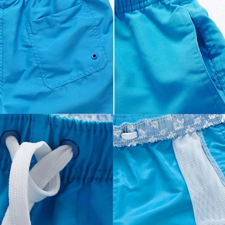 Solid Color Quick Dry Board Shorts