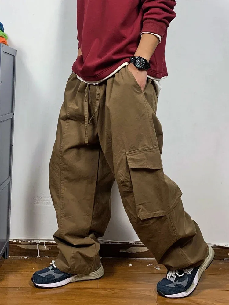 Streetwear Loose Baggy Cargo Pants - High Quality Tactical Casual Trousers