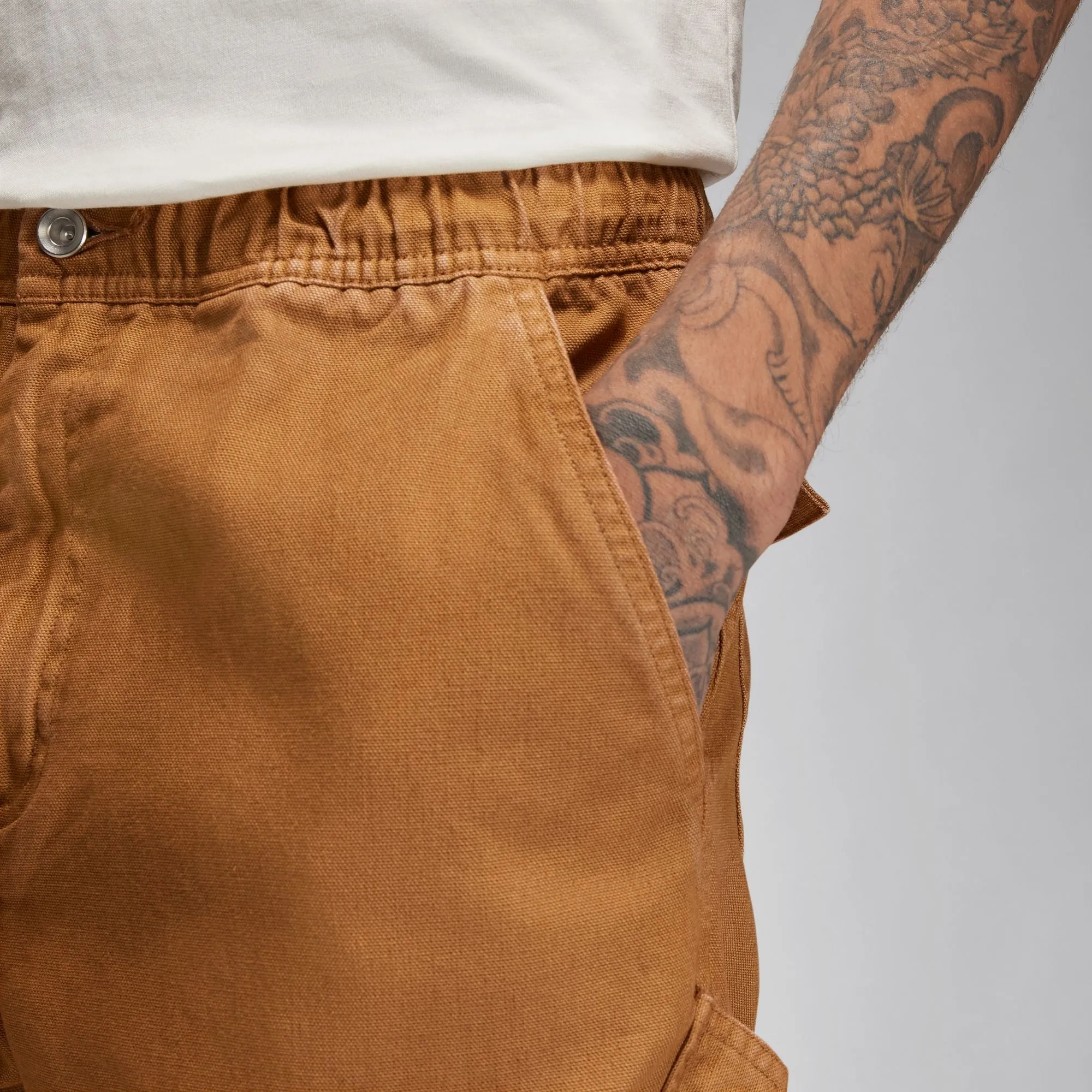 WASHED CHICAGO PANTS "LEGEND DK BROWN"