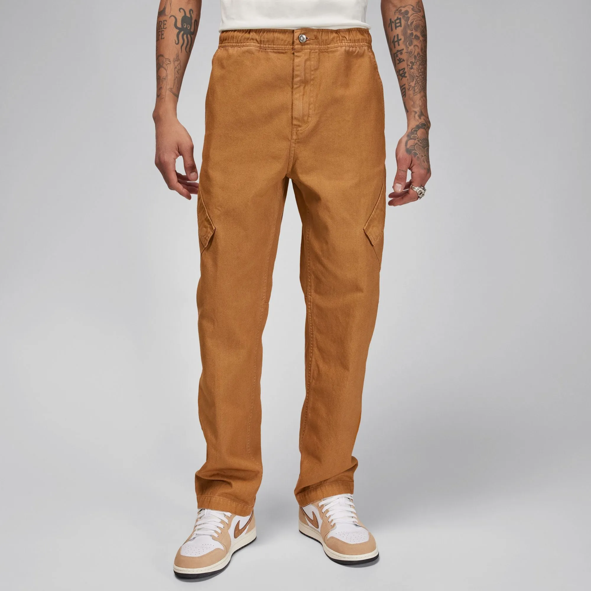 WASHED CHICAGO PANTS "LEGEND DK BROWN"