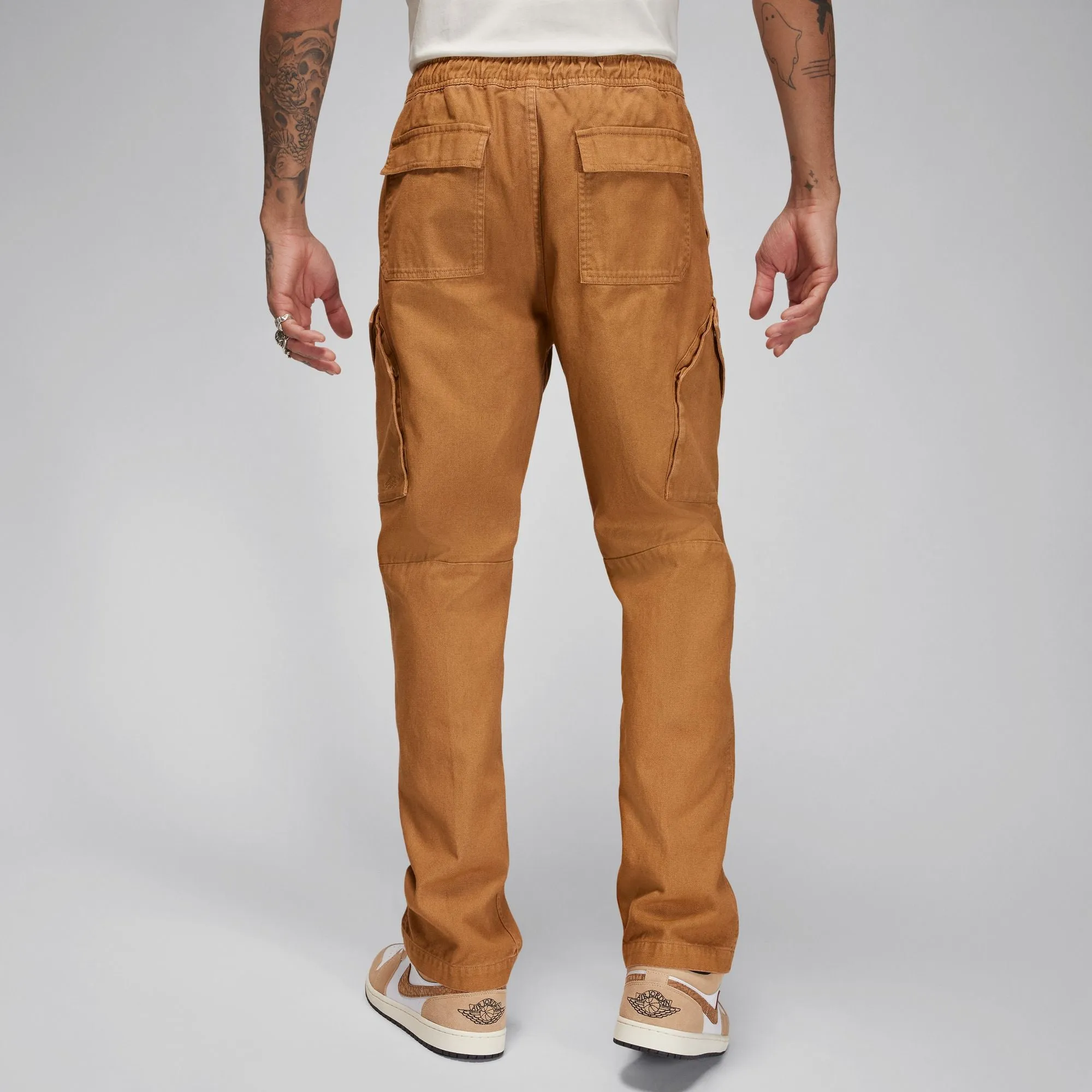 WASHED CHICAGO PANTS "LEGEND DK BROWN"