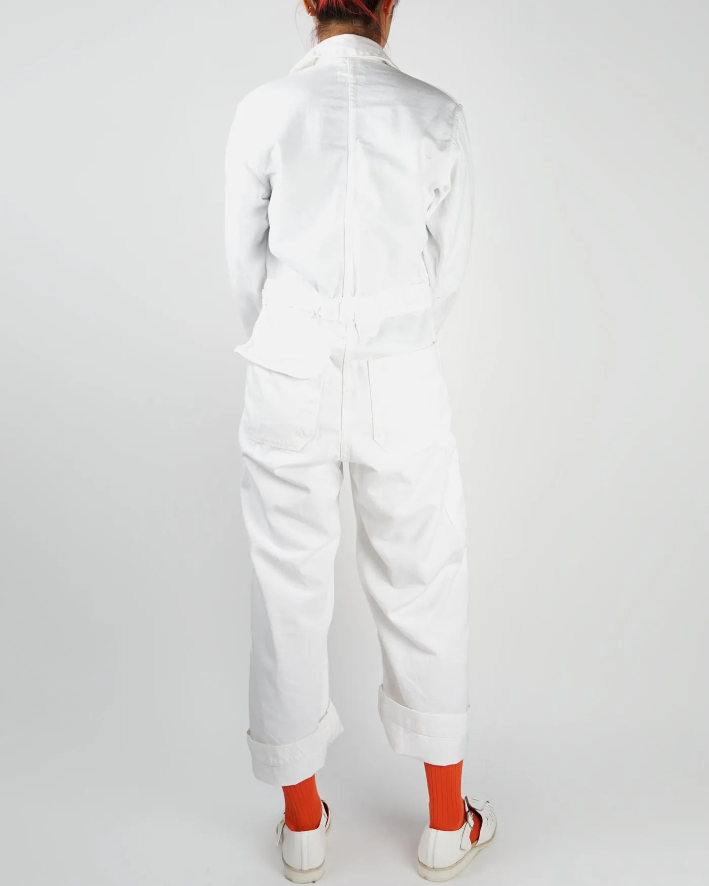 White Cotton Jumpsuits