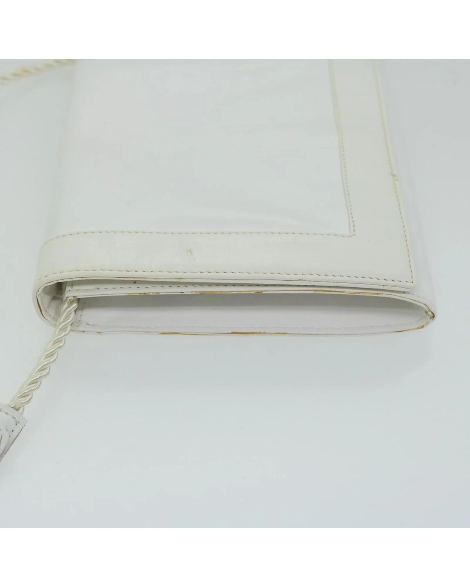 White Leather Shoulder Bag