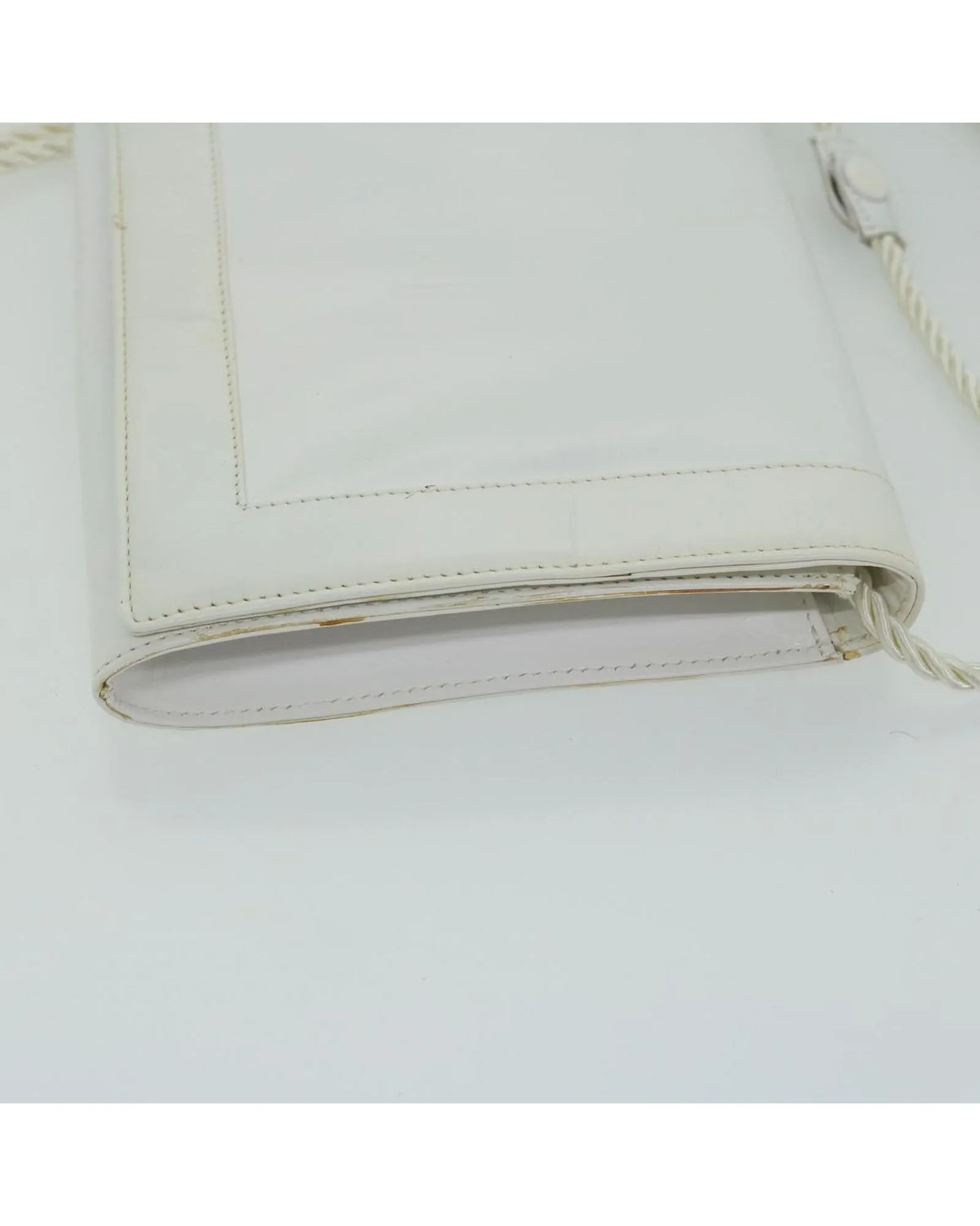 White Leather Shoulder Bag